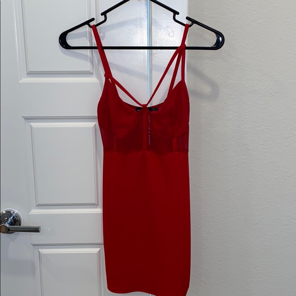 Prettylittlething red dress!